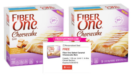 Possible Free Fiber One Cheesecake Bars at Safeway