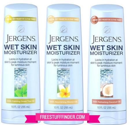 *HOT* Free Sample Jergens Wet Skin Moisturizer