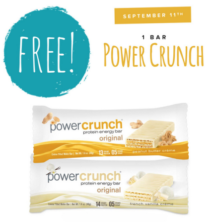 Free Power Crunch Bar at Tedeschi Foods (9/11 Only)