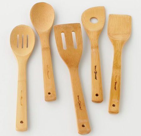 *HOT* $2.97 (Reg $5) Bamboo Utensil Set (5-Piece) + Free Shipping (Kohl's Cardholders)