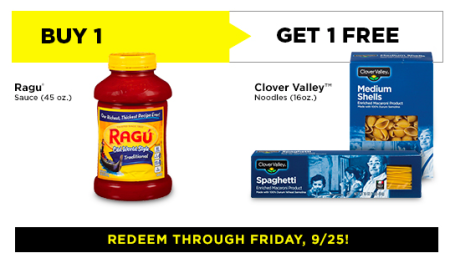 Free Pasta with Ragu Purchase Digital Coupon at Dollar General (9/23 Only)