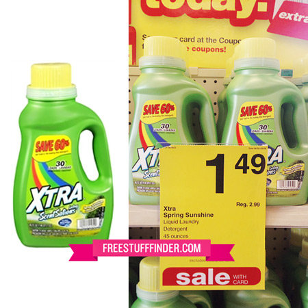 *HOT* $0.04 Per Load Xtra Laundry Detergent at CVS