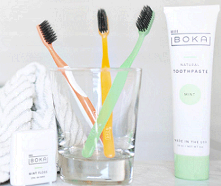 Free Boka Natural Products (Toothpaste, Brush & Floss)