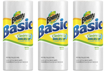 $0.50 (Reg $1) Bounty Paper Towels at Dollar Tree