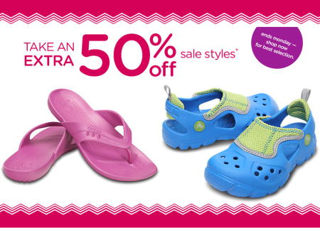 *HOT* Extra 50% Off Sale Styles at Crocs