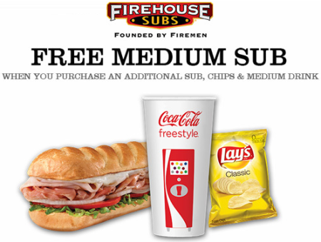 FREE Sub with Purchase at Firehouse Subs