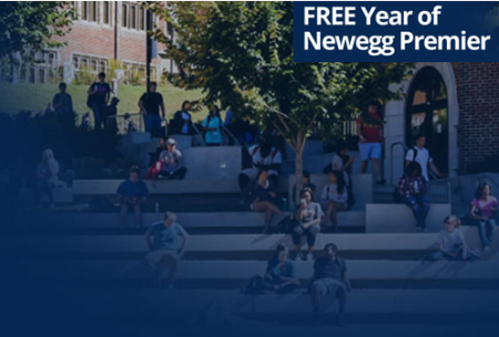 FREE 1 Year Newegg Premier Membership for Students ($49.99 Value)