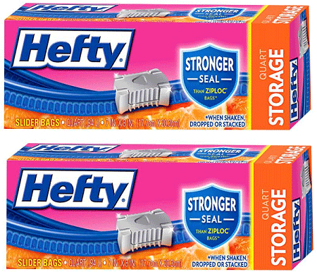 $0.66 (Reg $3.49) Hefty Slider Bags at Walgreens