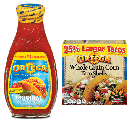 $0.49 (Reg $2) Ortega Shells and Sauce at Safeway