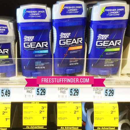*HOT* $0.39 (Reg $4) Speed Stick Deodorant at Rite Aid