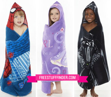 *HOT* $7 (Reg $25) Kids Character Bath Wraps + Free Shipping (Kohl's Cardholders)