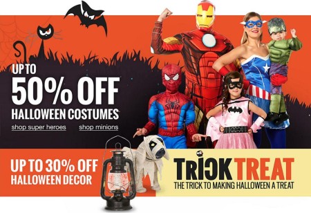 *HOT* 50% Off Halloween Apparel & Accessories