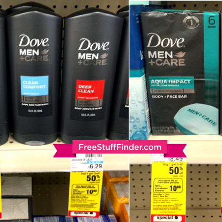 $1.68 (Reg $8.49) Dove Men+Care Body & Face Bars at CVS