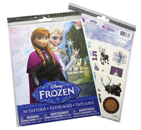 *HOT* $0.99 (Reg $4) Disney Frozen Tattoos + Free Shipping