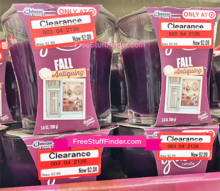 $0.83 (Reg $3) Glade Fall Candles at Target (Clearance)