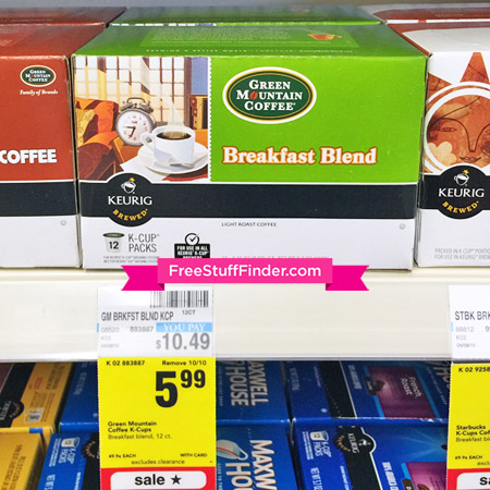 $0.50 Per K-Cup Green Mountain Coffee at CVS (No Coupons Needed!)