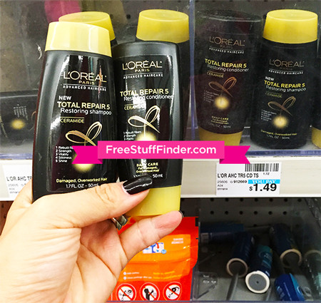 *HOT* Free L’Oreal Total Repair Shampoo at CVS + Moneymaker