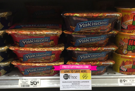 Free Maruchan Yakisoba at Publix + Moneymaker