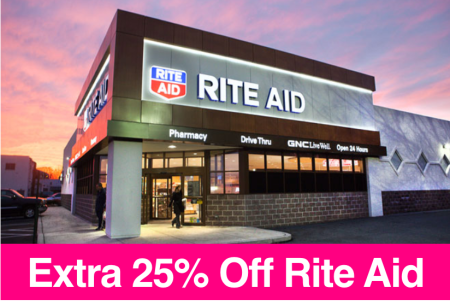 Extra 25% Off Rite Aid Online Purchase (Today 10/24 Only)