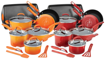 $89.99 (Reg $270) Rachael Ray 14-Piece Cookware Set + Free Shipping