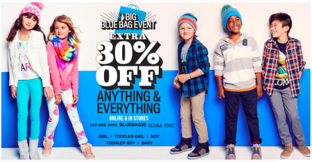 *HOT* Extra 30% Off Children's Place + Free Shipping