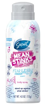 $0.97 (Reg $1.97) Secret Body Spray at Walmart