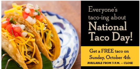 Free Taco at El Torito (Today Only)