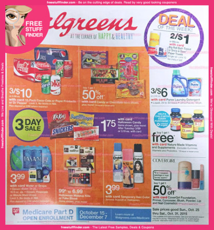 *HOT* Walgreens Ad Preview (Week 10/25 – 10/31)
