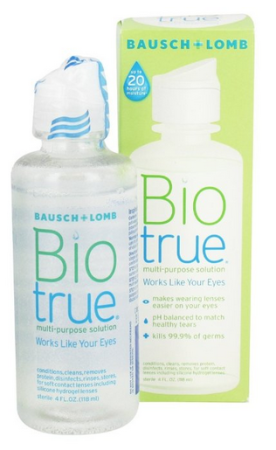 Free Bausch+Lomb Biotrue Contact Solution Sample