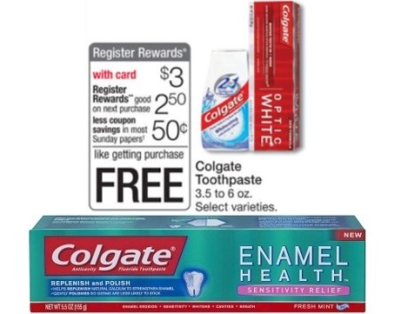 Free Colgate Optic White Toothpaste at Walgreens + Moneymaker