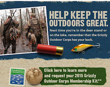 Free 2015 Grizzly Outdoor Corp Membership Kit