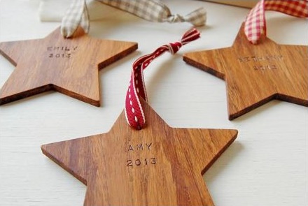 Free Engraved Star Ornament
