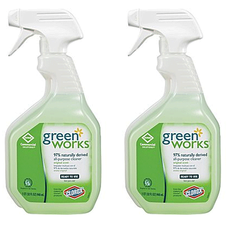 $1.99 (Reg $4.29) Clorox Green Works Cleaner at Staples + Free Store Pick Up