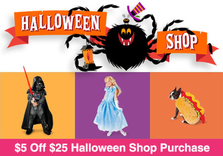 $5 Off $25 Halloween Shop Purchase Target Coupon