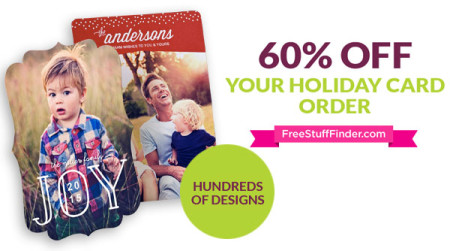60% Off Holiday Photo Cards