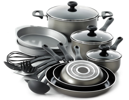 $39.99 (Reg $130) 17-Piece Cookware Set + Free Pickup