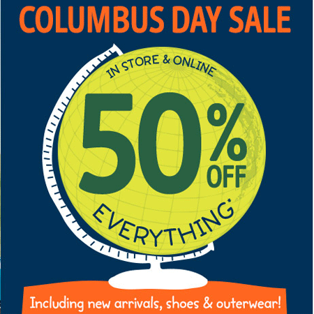 50% Off Entire Site and Store at OshKosh B'Gosh