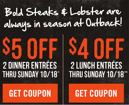 *NEW* $4.00 Off Outback Steakhouse Coupon