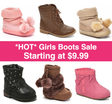 *HOT* $9.99 Girl's Boots at Zulily