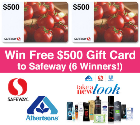 *HOT* Win $500 Gift Card to Safeway (6 Winners!)