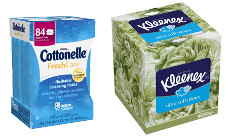 $0.44 (Reg $5.29) Cottonelle Cloths & Kleenex at Walgreens