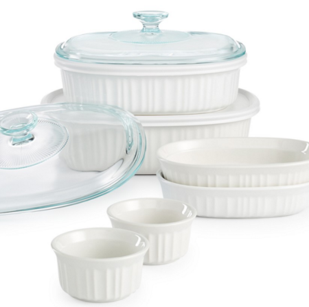 *HOT* $17.99 (Reg $80) 10-Piece Corningware Bakeware Set