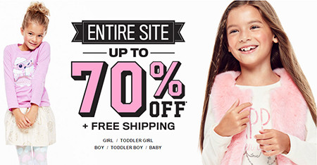 30-75% Off Sitewide at The Children's Place