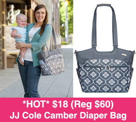 *HOT* $18 (Reg $60) JJ Cole Camber Diaper Bag (11/28 Only!)