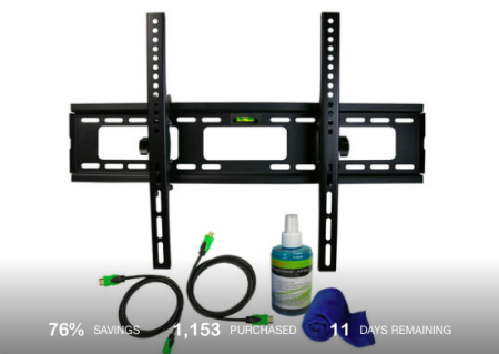 *HOT* $38.98 Shipped (Reg $150) 23"-65" TV Mount Kit + Free HDMI Cables