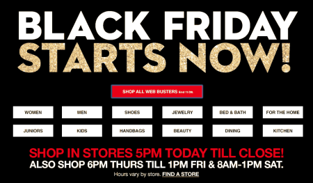 Macy's: BLACK FRIDAY Deals Online LIVE NOW!!