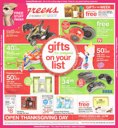 *HOT* Walgreens Black Friday Ad Preview (11/26 – 11/28)