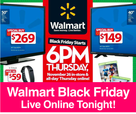 *HOT* Walmart BLACK FRIDAY Online - LIVE NOW!!