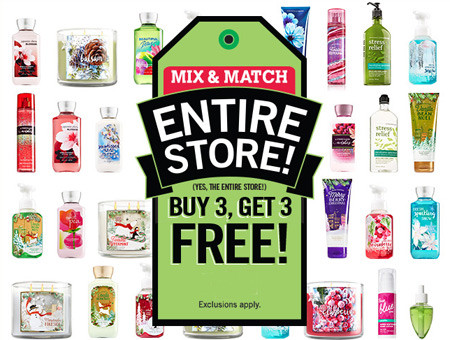 *HOT* Buy 3 Get 3 Free Anything at Bath & Body Works