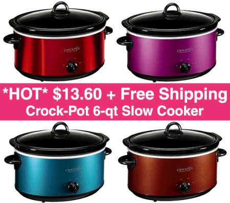 *HOT* $15.35 (Reg $30) Crock-Pot 6-Qt Slow Cooker at Target (Today Only)
